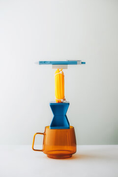 Stylish arrangement of random items