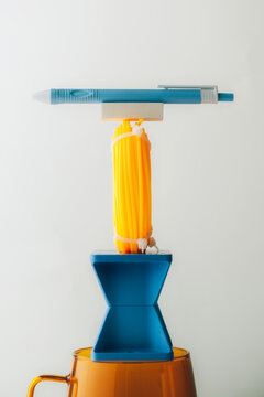 Stylish arrangement of random items