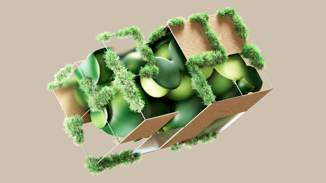 Green Modular AI System Integrating Nature and Sustainable Technology