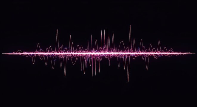 Dynamic abstract pattern showing precise waveform movements in unison, perfect rhythm, and coordinated visual flow ,background ,connection ,pulse