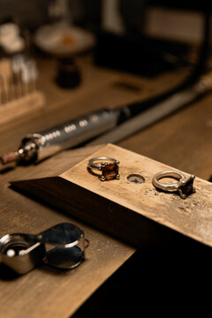 Working Table Of A Jeweler