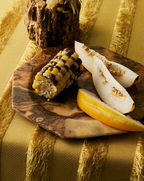 Korean Corn and Melon