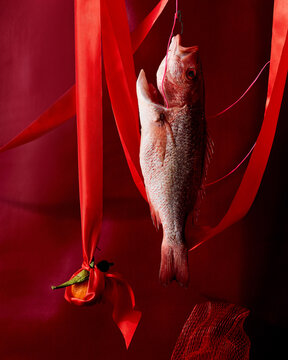 Red Fish and Orange