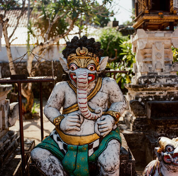 Ganesha sculpture at temple