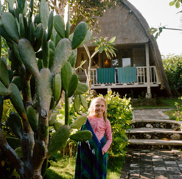 Girl on vacation