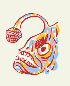 piranha screaming with microphone