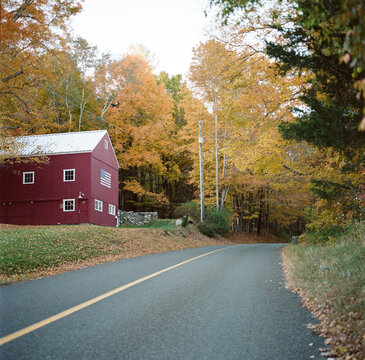 Patriotic barn