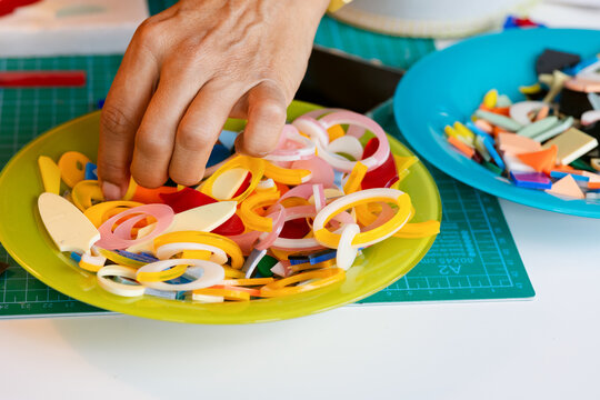 Artist Working in Studio 