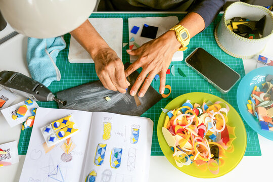 Crafting Colorful Shapes Creative Project 