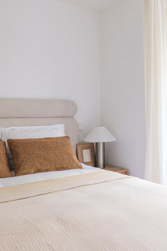 Warm Neutral Bedroom Detail