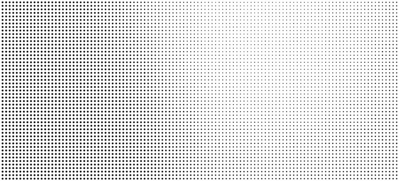Black and white halftone gradient background with vignette effect