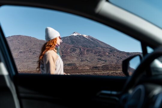 Teide car window travel