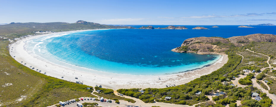 Aerial View Over Luck Bay Esperance
