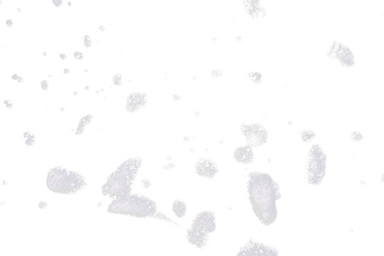 soap foam splashes on a transparent background