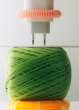 Items arranged as sculptures