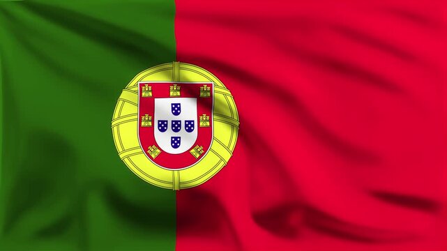 Portugal flag loop animation