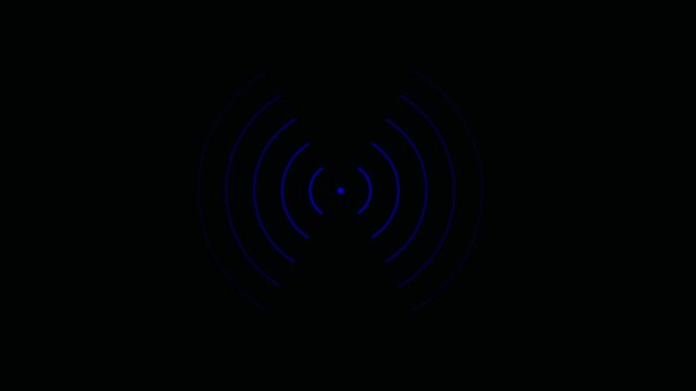 Digital radio waves circle diffusion. redio wave white 4k,Multicolor redio wave abstract vector background.