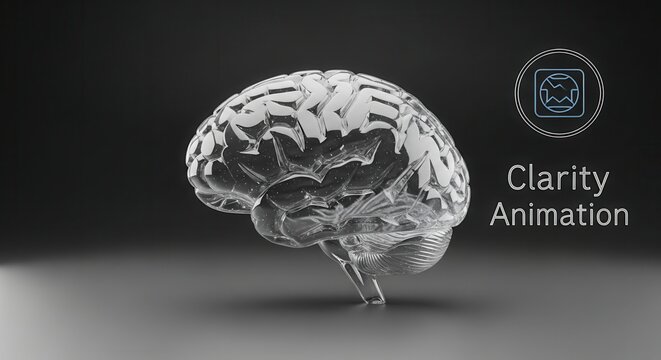 Digital representation of the human mind showcasing abstract thought and intellectual insight
