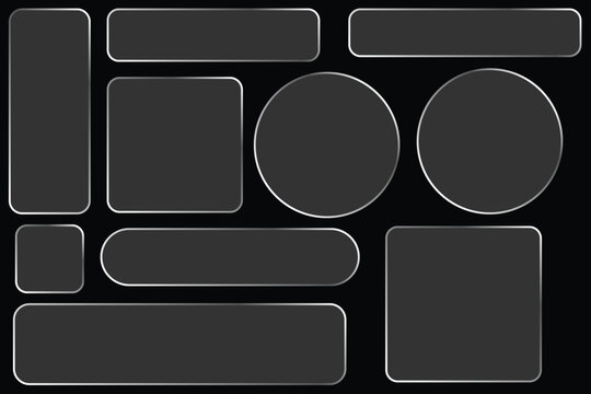  Control center widget for smartphone and web app, vector illustration.