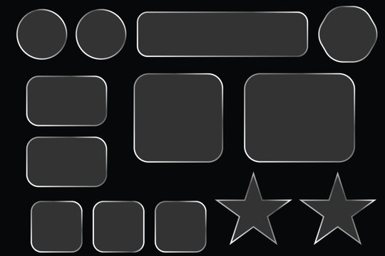  Control center widget for smartphone and web app, vector illustration.