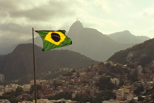 Brazilian Flag and Rio