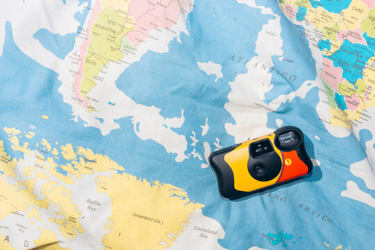 Disposable camera travel summer vacations
