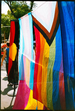 Pride Flags Displayed at Midsumma Festival