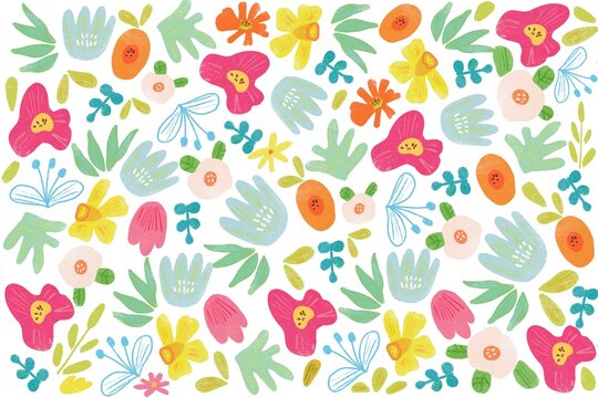 Floral background illustration