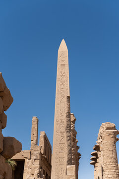 Obelisk in Karnak Temple, Luxor, Egypt