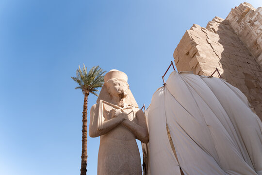 Statue at Karnak Temple, Luxor, Egypt