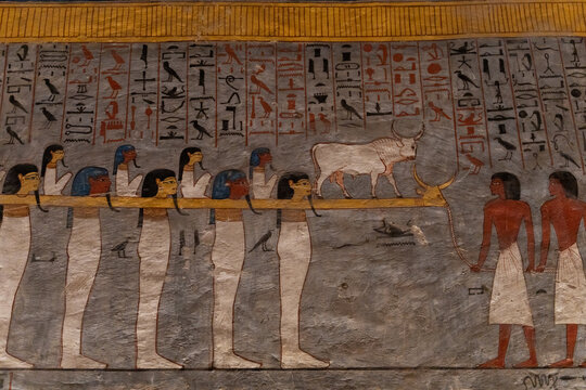Valley of the kings tomb Luxor, Egypt