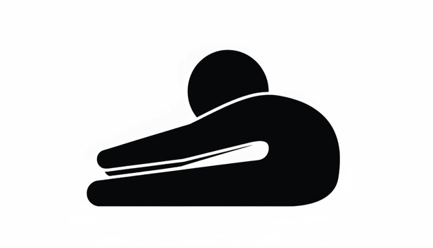 Helmet icon with protective visor silhouette for safety, sports, motorcycle and construction awareness campaigns