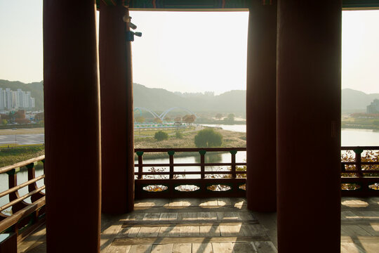 Framed River View from Taehwaru
