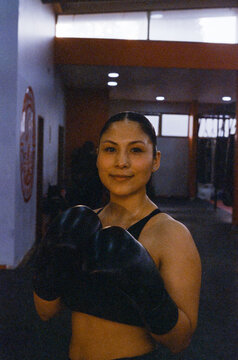Boxer Woman Guard Portrait