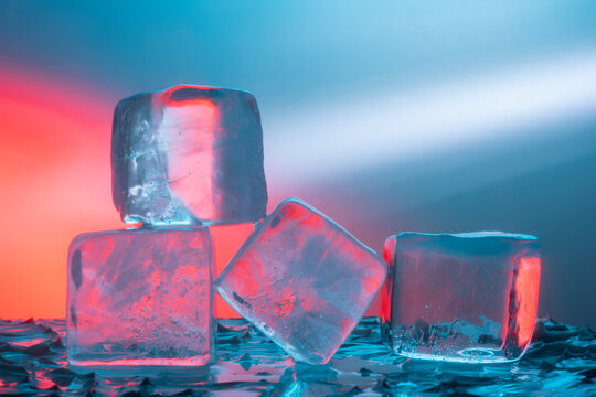 Ice Cube Still Life
