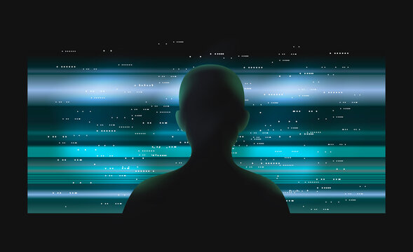 silhouette monitoring digital data stream