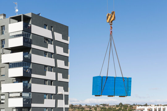 A crane lifting a load