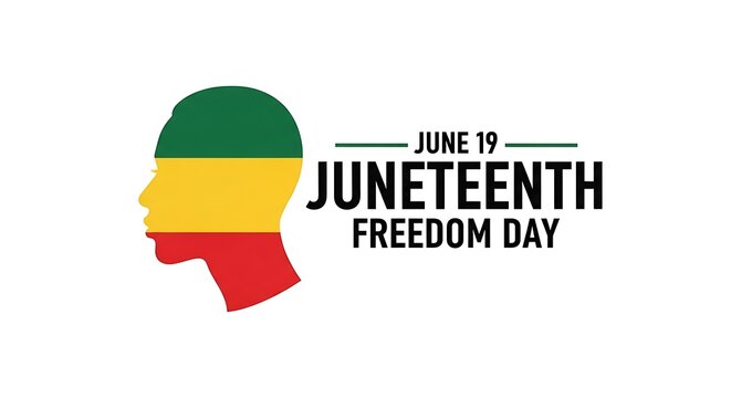 Celebrating juneteenth freedom day with a symbolic graphic design happy mothers day