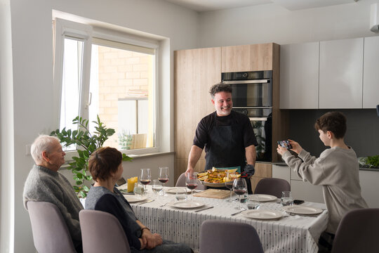 Family Lunch With Paella