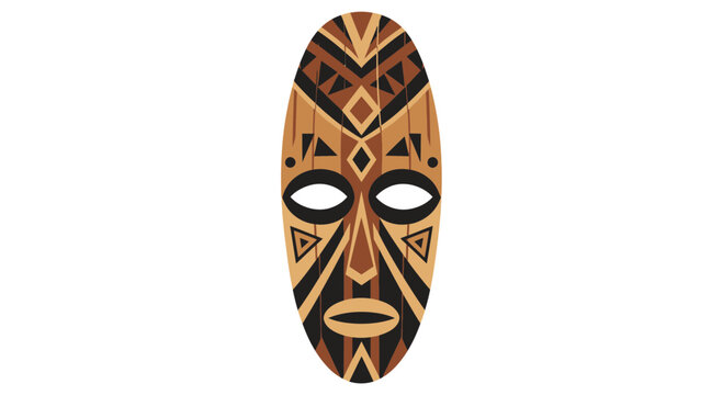 Traditional African Tribal Face Mask Design 2.