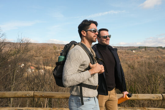 Standing at the Scenic Overlook