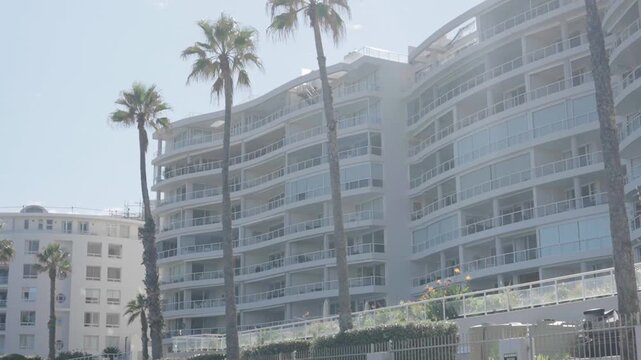 Palm Trees and Beach Apartments.