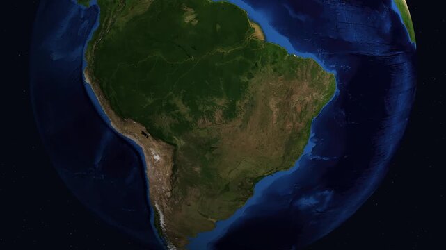 Earth Zoom Animation to Suva Fiji and Surrounding Pacific Islands