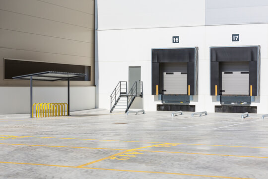 Empty Loading Dock Bays
