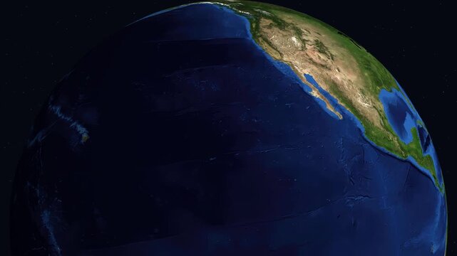 Satellite Zoom Animation From Outer Space To Thimphu Bhutan At Night