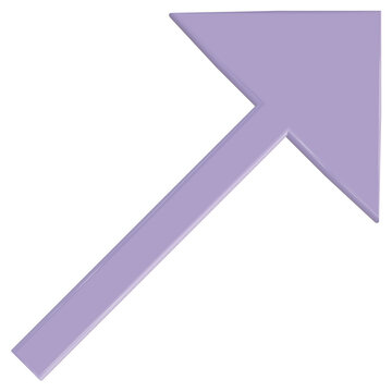 diagonal arrow pointing in a specific direction for modern user interface design web development presentations and digital graphic illustrations v7