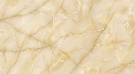 Obraz premium A close-up view of a smooth, light beige marble texture featuring subtle veins and a polished finish, ideal for use in design projects.