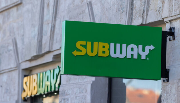 Marseille, France -2025 December 29: Subway , is an American multinational fast food restaurant