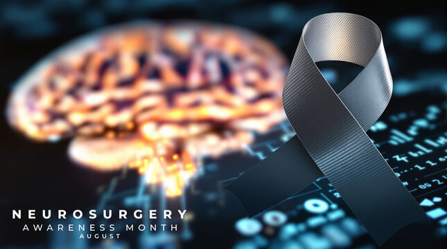 Neurosurgery Awareness Month Concept Image. focusing on brain surgery, spinal treatment, and neurological care.