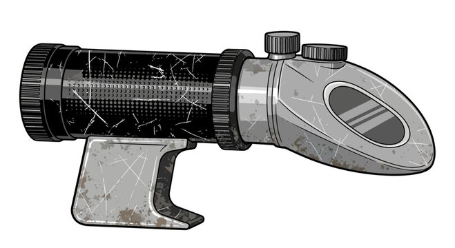 Vintage Refractometer Tool Illustration